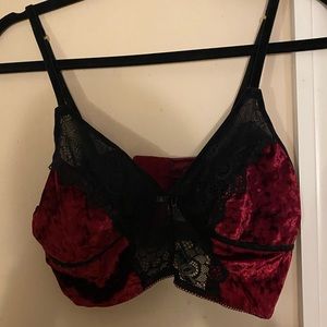 Brand new velvet bralette